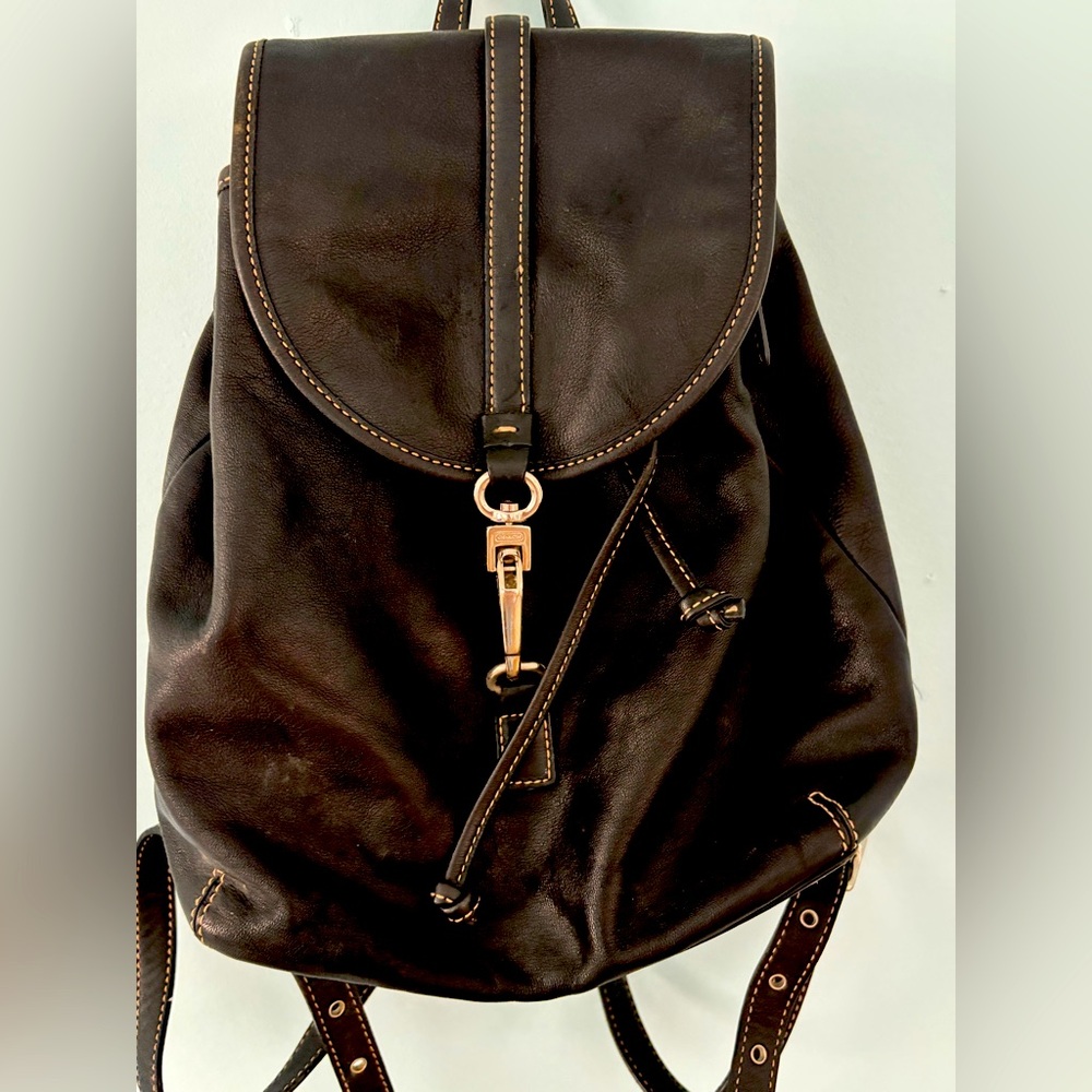Vintage Coach Small Black Back Pack. Great condition.